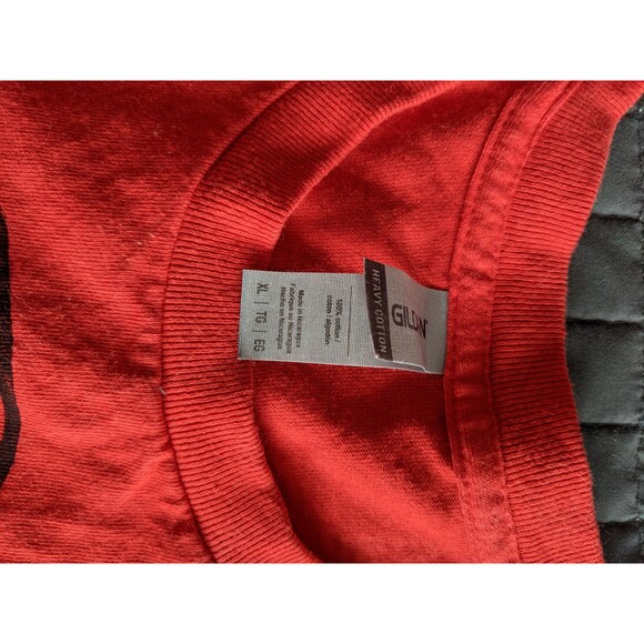 Free Hugs Bear Dad Jokes Woodcut printed tshirt Handmade Handprinted Artwork - Picture 8 of 10